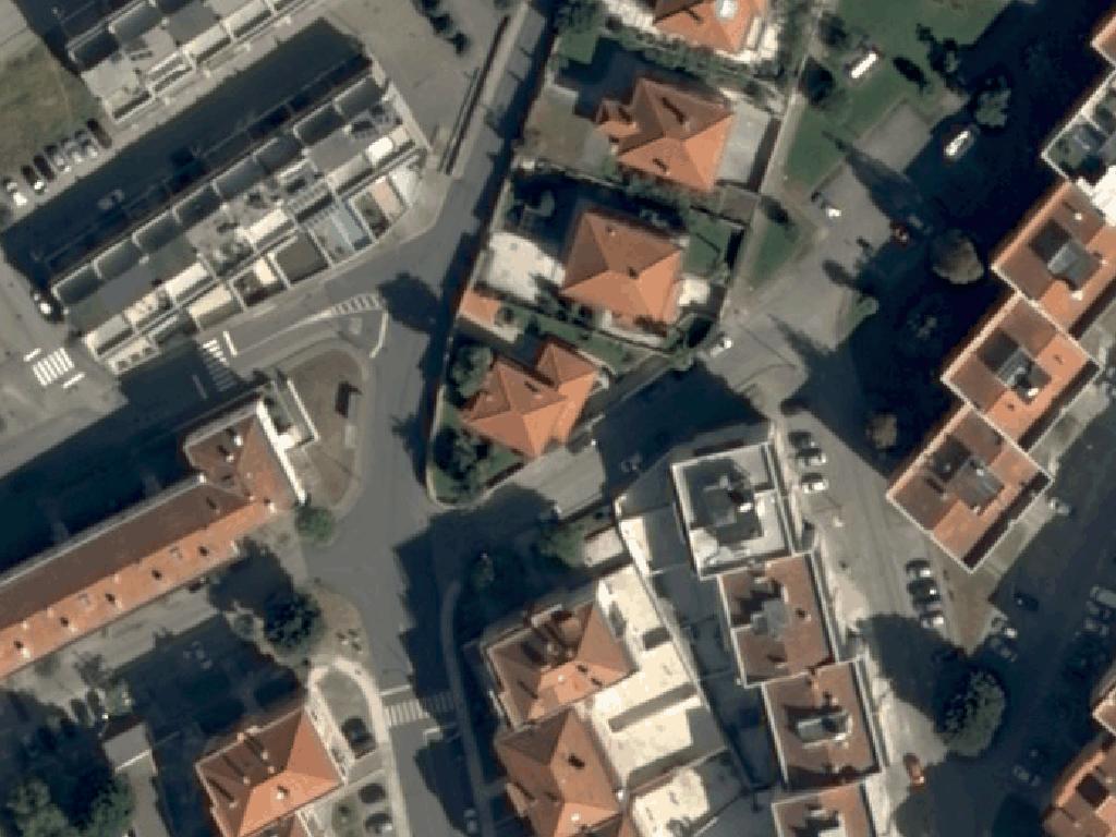 Pré-visualização de imagem de satélite plana