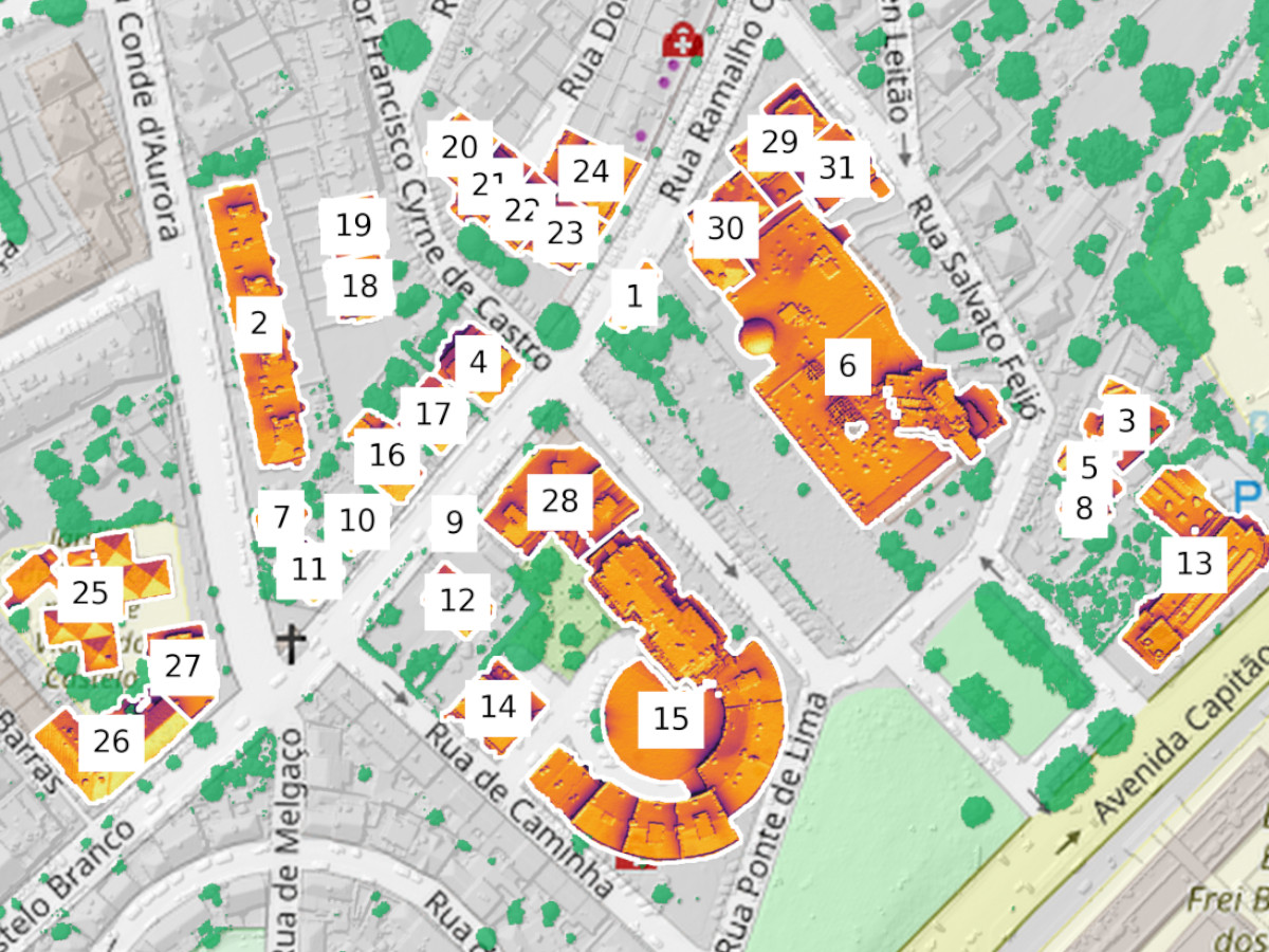 Pré-visualização de relatório de análise em grande escala
